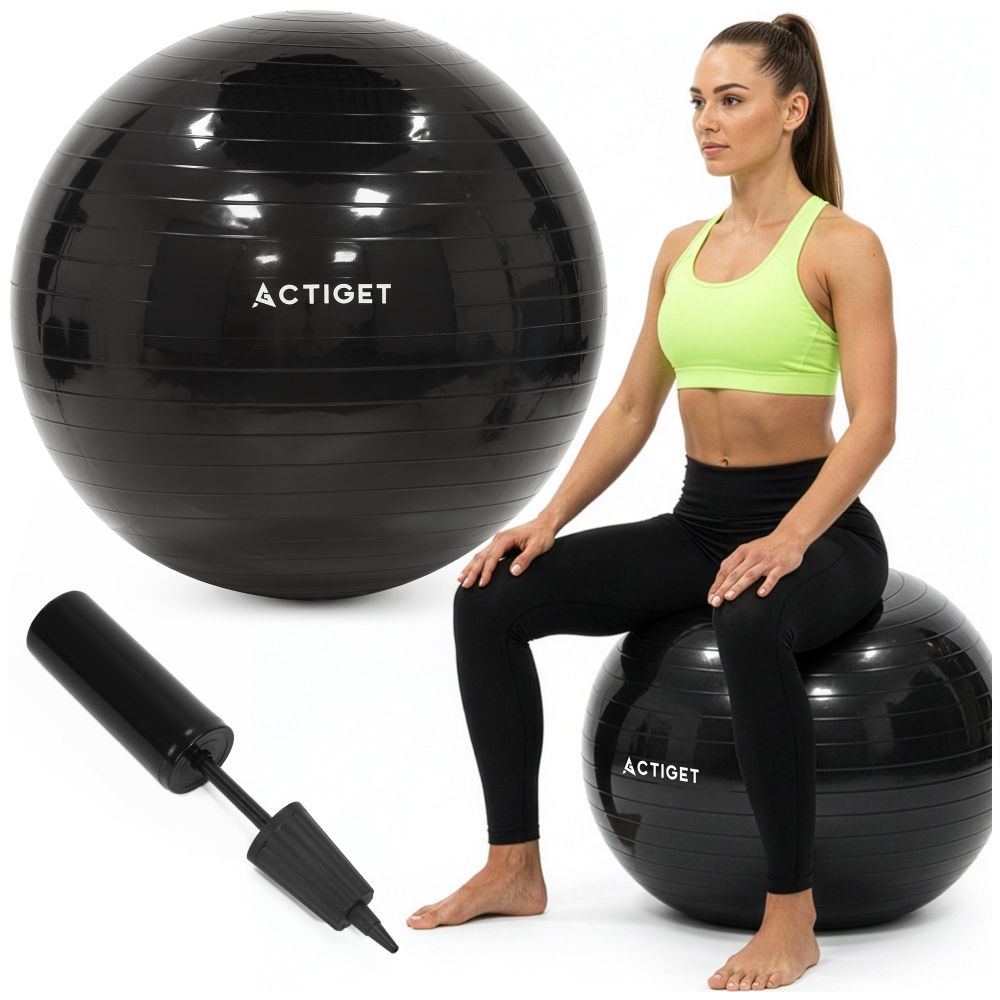 ACT0146 LOPTA ZA VJEŽBANJE S PUMPOM 75 CM slika 2