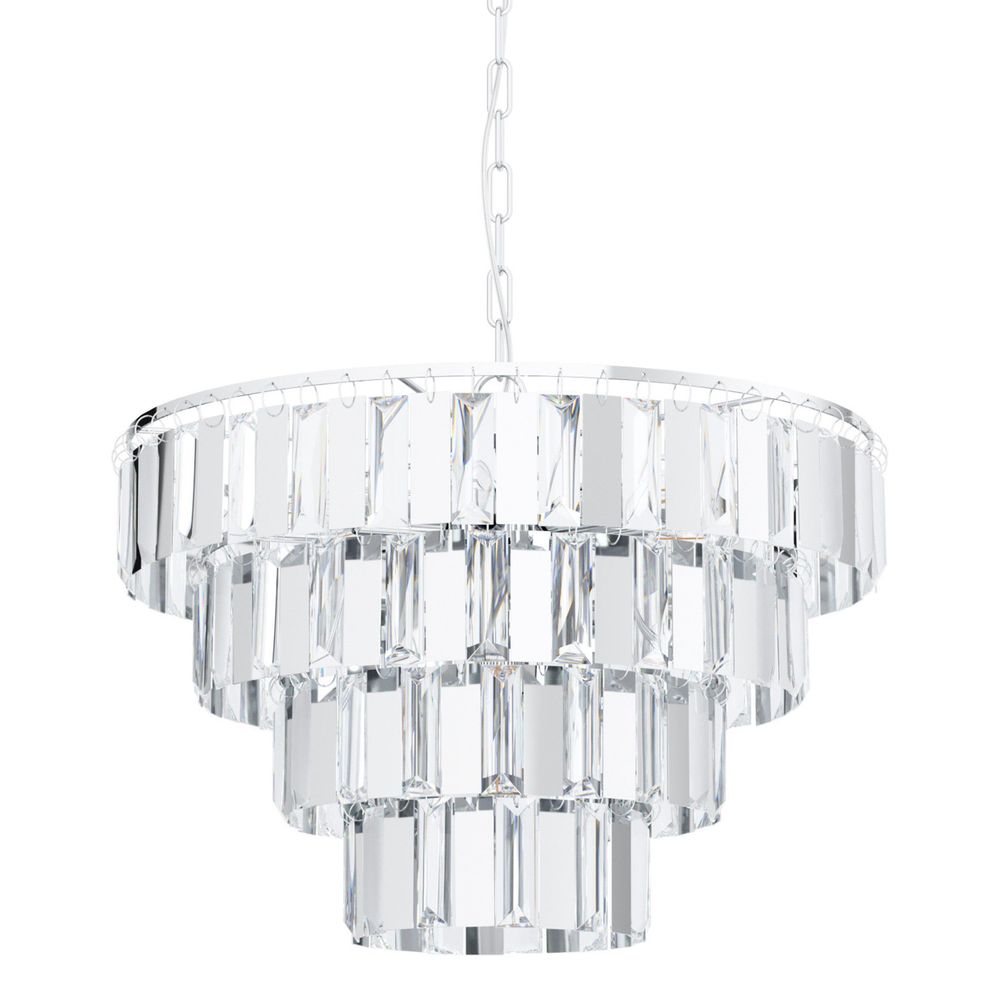 Eglo Erseka Visilica - Krom/Kristal, E14, Promjer 485 mm slika 2