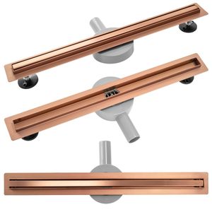 REA linearni odvod NEO SLIM PRO BRUSHED COPPER 60