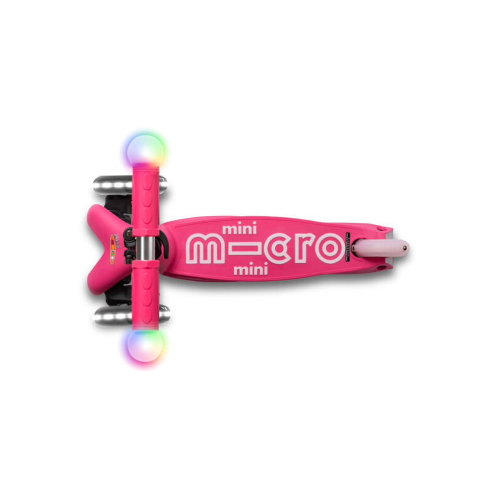 Micro Romobil Mini Deluxe Magic LED, Pink slika 3