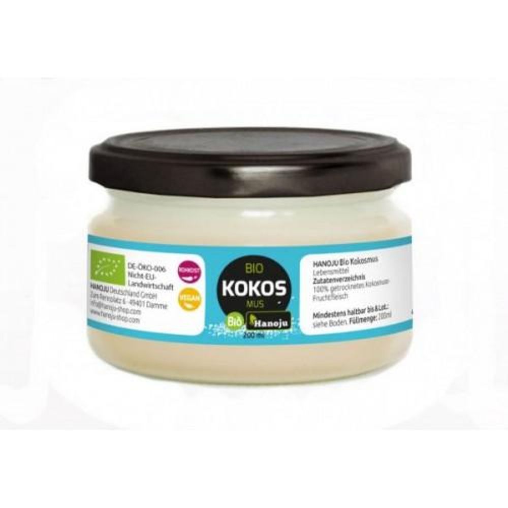 HANOJU BIO Kokosovo ulje - 250 ml (Ekstra-djevičansko, hladno cijeđeno) slika 1
