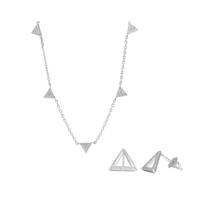 J&B Jewellery 964 Srebrni set