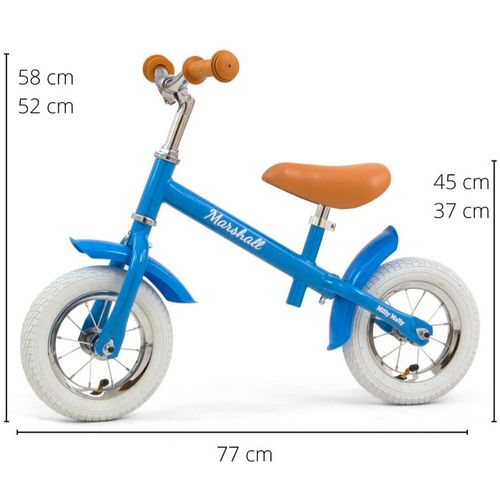Milly Mally bicikl bez pedala Marshall plavi slika 2