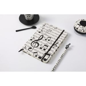 Notes iTotal A5 točkice Music XL1811A