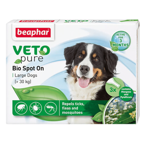 Beaphar Vetopure Bio Spot On Dog L (&gt;30 kg)