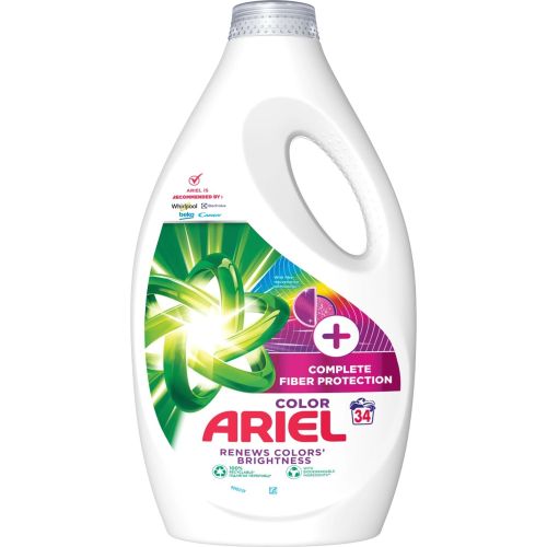 Ariel Color + Complete Fiber Protection tekući deterdžent 34 pranja/1.7L slika 1