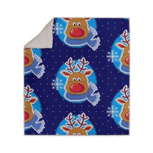 Deka 130x160 Throw Frosty Reindeer