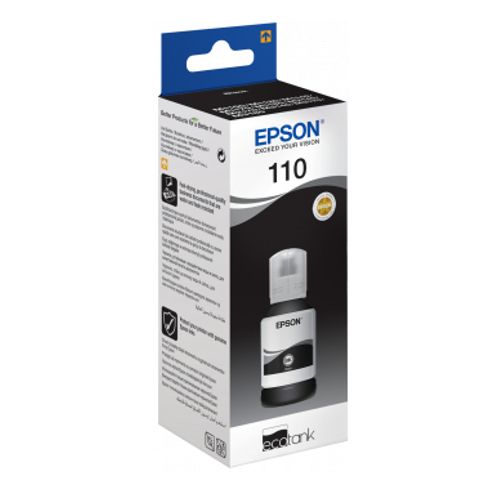 Epson C13T03P14A 110 EcoTank Pigment black ink bottle slika 1