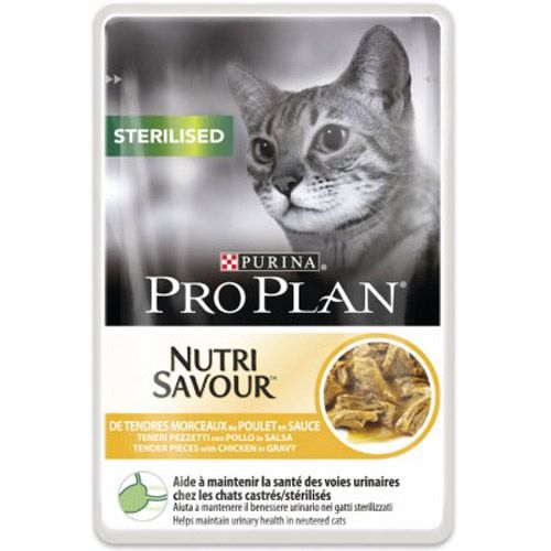 Purina Pro Plan Nutri Savour Cat Sterilised Piletina 85 g slika 1