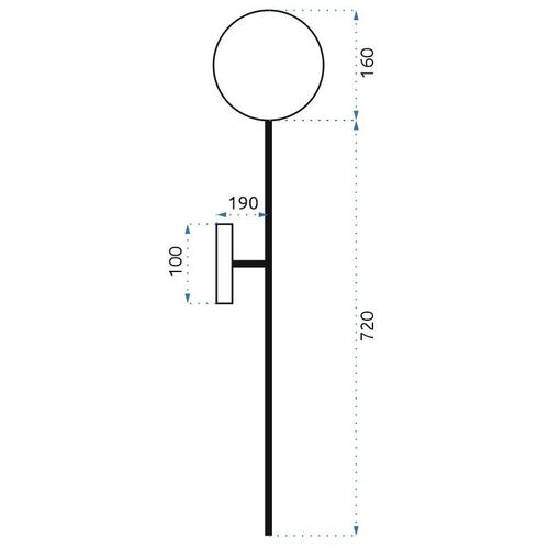 TOOLIGHT SVJETILJKA ZIDNA MODERNO 90cm APP582-1W slika 11