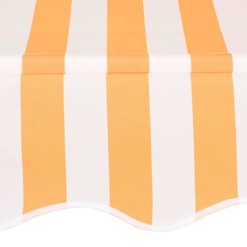 Tenda na ručno uvlačenje 350 cm narančasto-bijela prugasta slika 15