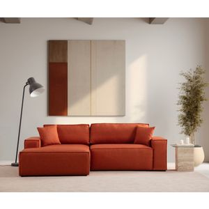 Pırlo Kutni Sofa na Razvlačenje - Narandžasti
