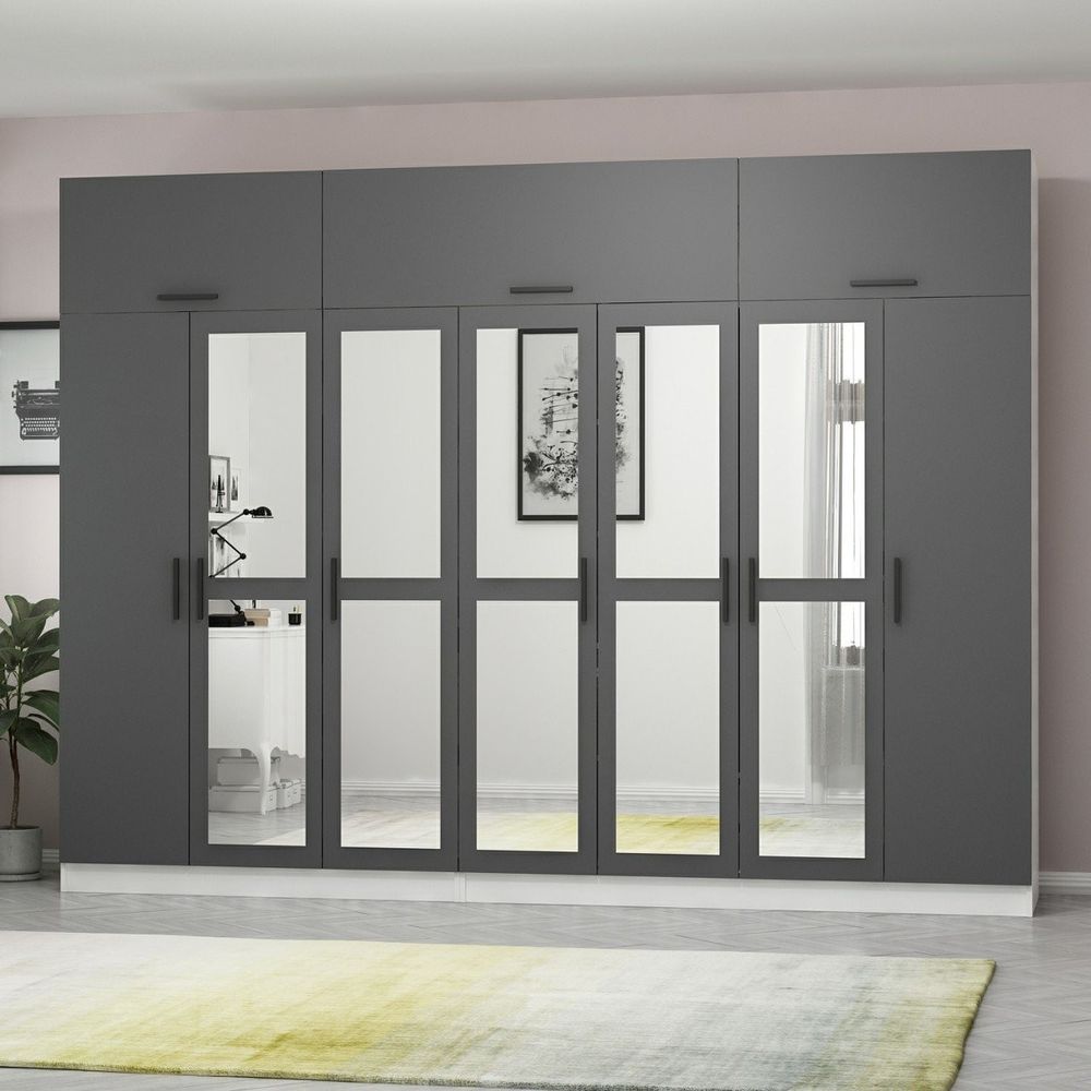 Kale - 5257 Anthracite Bijela Garderober slika 3