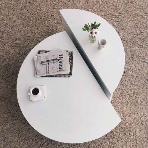 Hanah Home Podium - White White Coffee Table slika 6