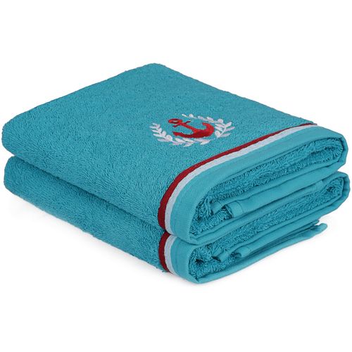L'essential Maison Maritim - Turquoise Turquoise Hand Towel Set (2 Pieces) slika 1