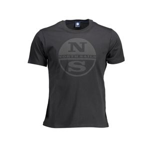 NORTH SAILS BLACK MEN'S SHORT SLEEVE T-SHIRT