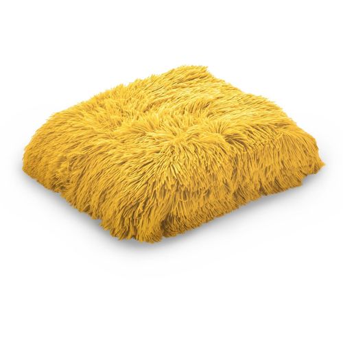 Dekorativni pokrivač Vitapur Fluffy yellow 130x200 cm slika 1