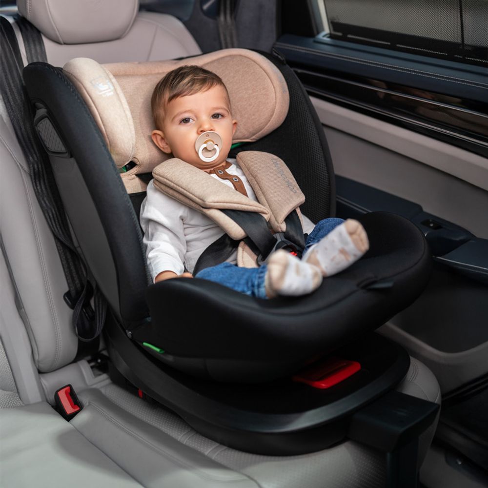 Lorelli Autosjedalica Concord Pro 360° i-Size 40-150 cm Isofix + Jastuk za putovanje, Black slika 22