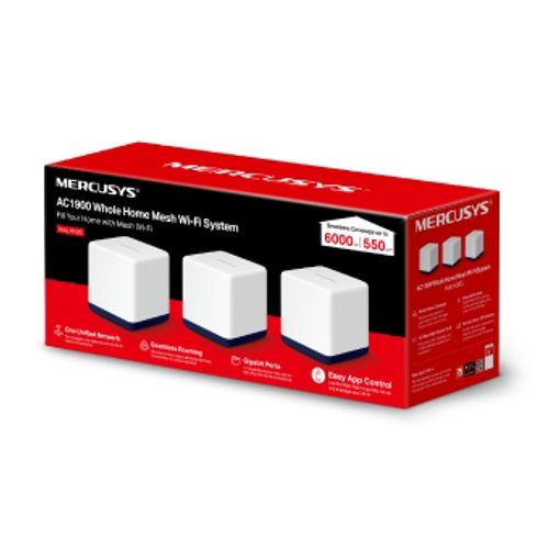 Mercusys Halo H50G (3-pack), AC1900 Whole Home Mesh Wi-Fi System slika 6