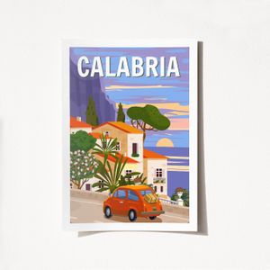 Wallity Poster A3, Calabria - 2021