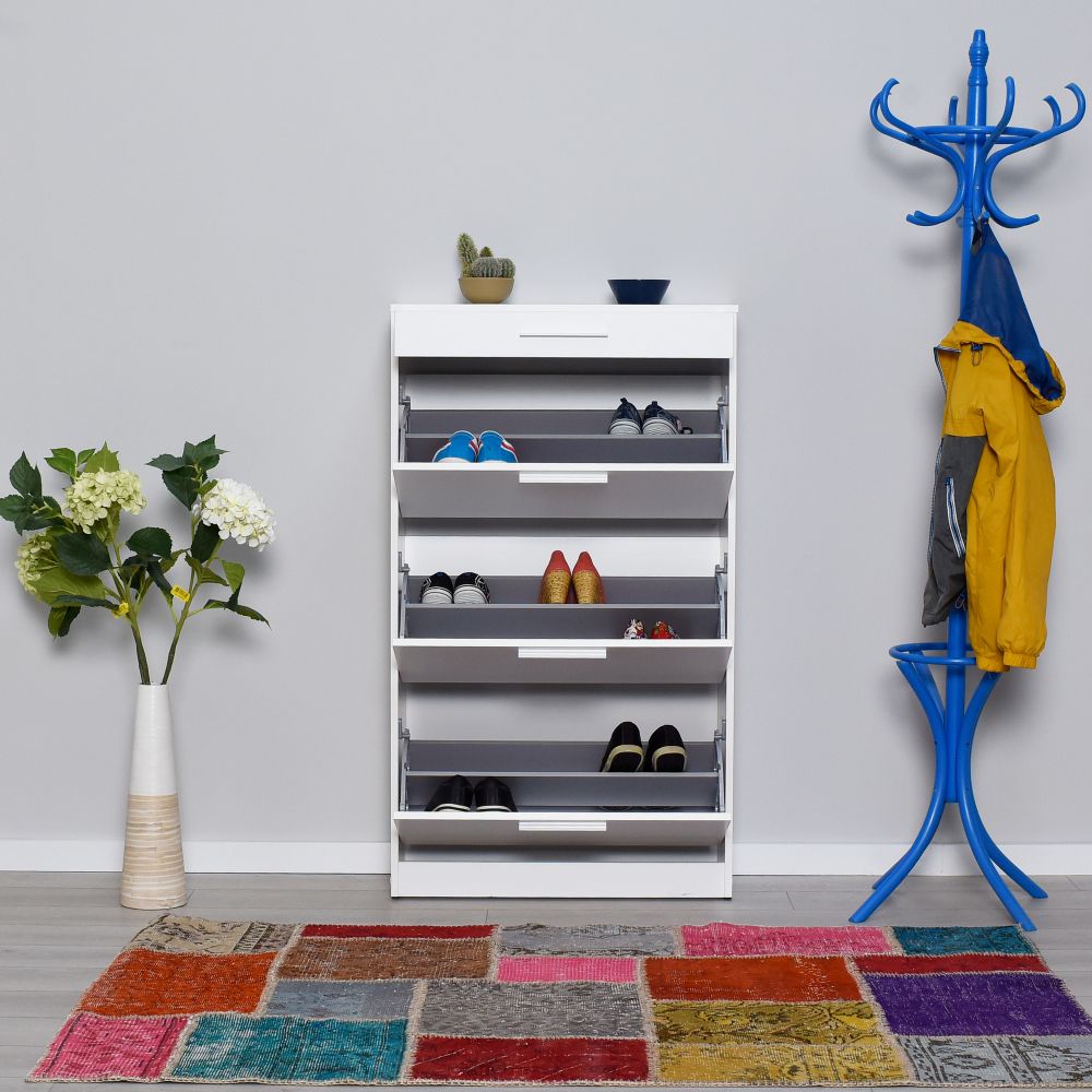 Shc-431-Dd-1 Diamond
White Shoe Cabinet slika 4
