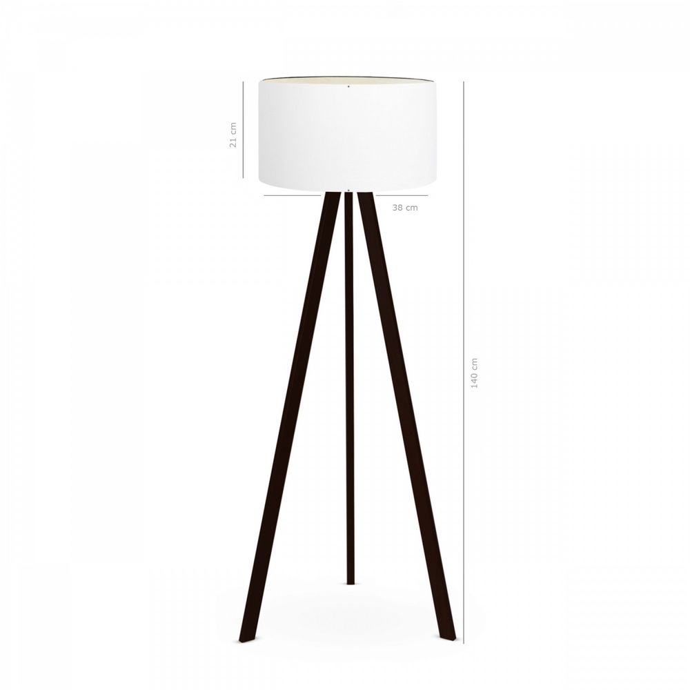 Podna lampa AYD-2806, bijeli abažur slika 3