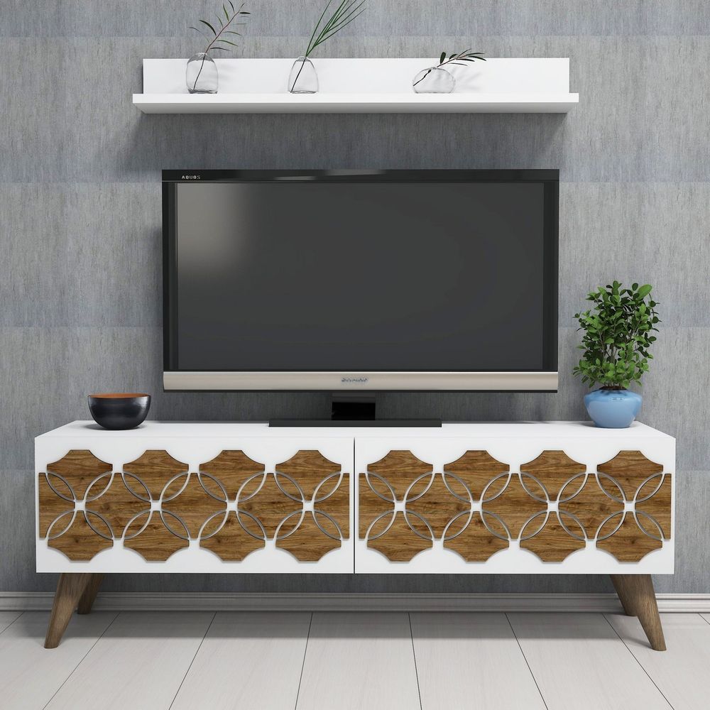 TV Komoda Nisan - Bijela slika 3