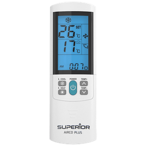 Superior Daljinski upravljač za klime, 2000 kodova, univerzalni - RC AirCo Plus