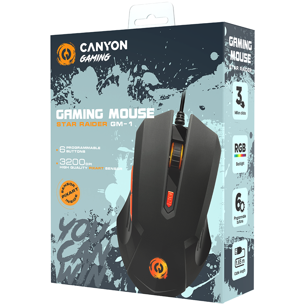 CANYON Star Raider GM-1 Optički Gaming Miš slika 3