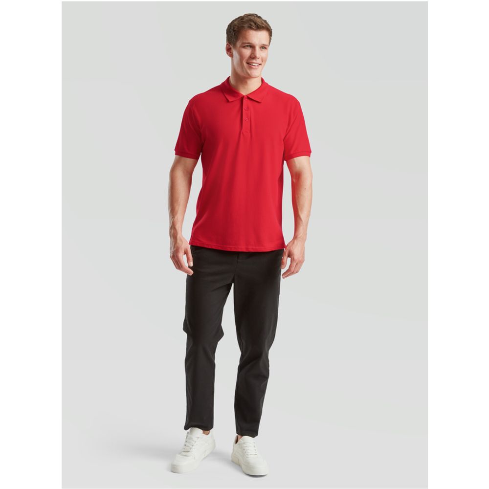 Fruit Of The Loom Polo majica kratkih rukava 180g - Crvena XXL slika 2