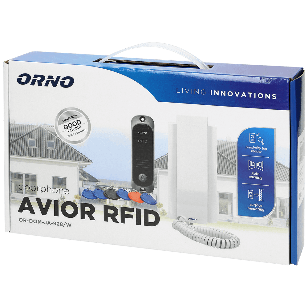 Orno Interfon, set, AVIOR, bijela - OR-DOM-JA-928/W slika 2