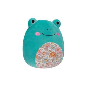 Squishmallows 20cm - robert - svijetlo plava žaba sa cvjetnim trbuščićem