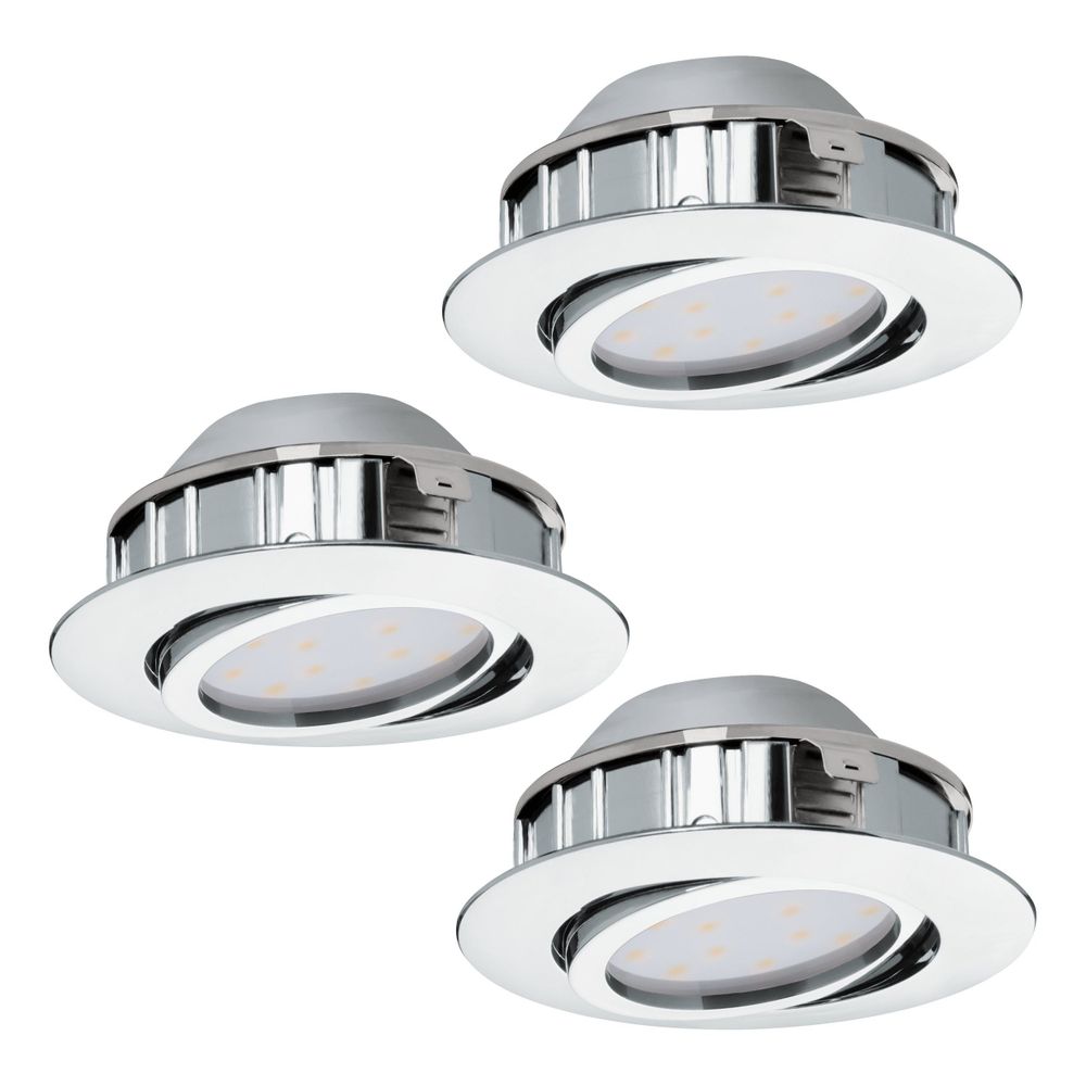 PINEDA Ugradbeno svjetlo - set 3XLED-rec.spot Ø84 krom slika 1
