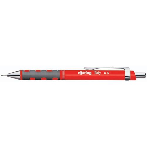 Olovka tehnička Tikky Rotring 0.5 mm, crvena slika 2