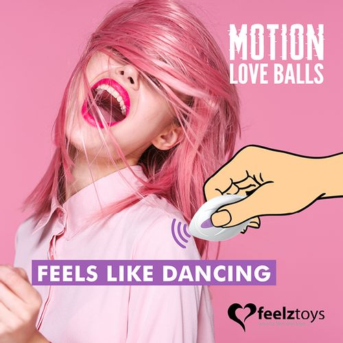 Vibracijsko jaje FeelzToys - Motion Love Balls Jivy slika 5