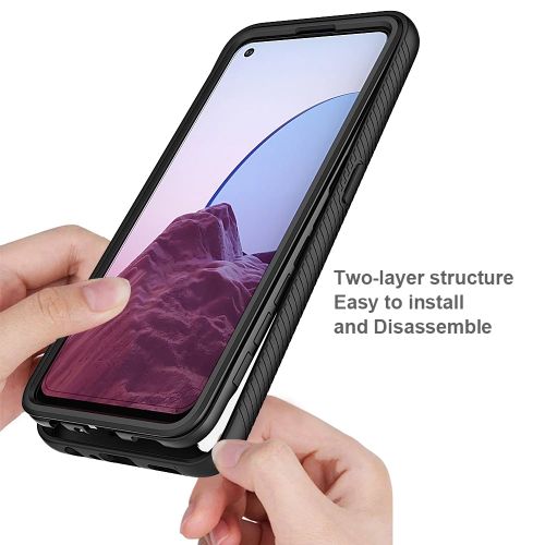 Techsuit Defense360 Pro + Screen Protector za Oppo Reno7 Lite/Reno8 Lite, crna slika 3