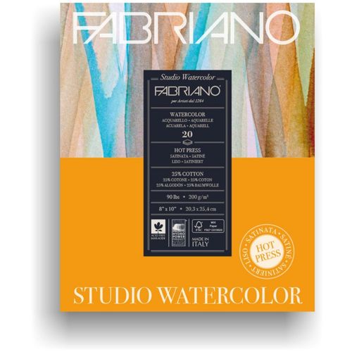 Blok FABRIANO Studio Watercolor 20,3X25,4 300G 12L 19123001 slika 2