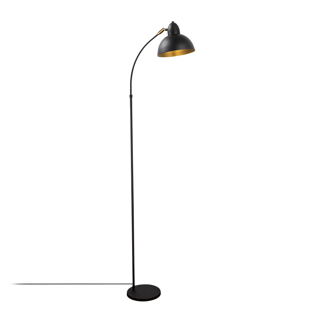 Varzan - Crna Antikna Podna Lampa 10855 slika 5