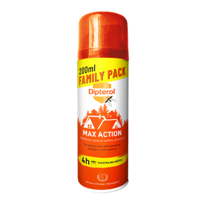 Dipterol Max Action Repelent sprej 200ml / XXL Family Pack