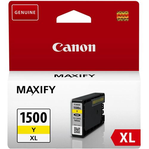 INK JET CANON PGI-1500Y XL MB2000 YELLOW 12ML #9195B001 slika 1