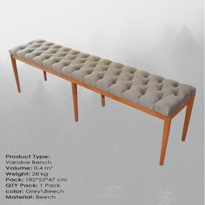 Vandve Grey
Walnut Bench