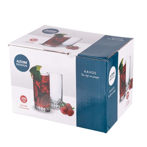 Altom Design Čaše za Piće Kavos 300 ml - Set od 6 Komada slika 4