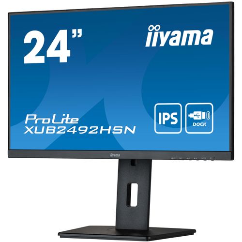 IIYAMA Prolite 23.8" 1920x1080 DP, HDMI, USB-C Dock 65W + LAN slika 2