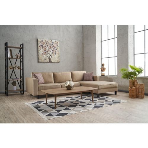 Atelier Del Sofa Kutna garnitura, Krem, Kale Velvet Right - Cream slika 2