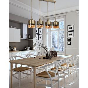 Opviq Sahra 4 LÃ¼ SÄ±ralÄ± SarkÄ±t Eskitme Vintage Chandelier