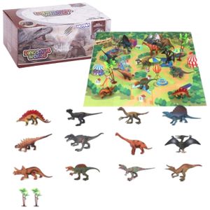 Woopie set figurice dinosaura XL 13 el. + podloga 