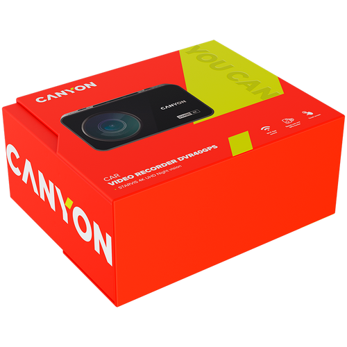 Canyon RoadRunner CDVR-40GPS, 3.0'' IPS(640x360), touchscreen, UHD 4K 3840x2160@30fps, WQHD 2.5K 2560x1440@60fps, NTK96670, 8 MP CMOS Sony Starvis IMX415 image sensor, 8 MP cam, 140° Viewing Angle, Wi-Fi, GPS, Video camera database, USB-C, slika 12