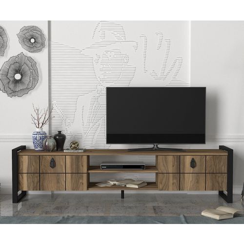 Woody Fashion Polica za TV LOST, Lost - Walnut slika 1