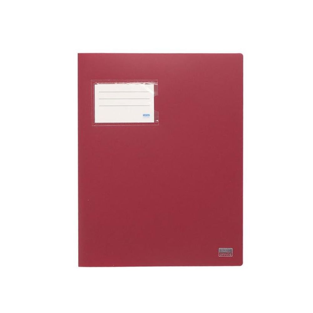 TipTop Office Fascikla sa Mehanikom & Prozor za karticu, A4 PP, Bordo slika 1