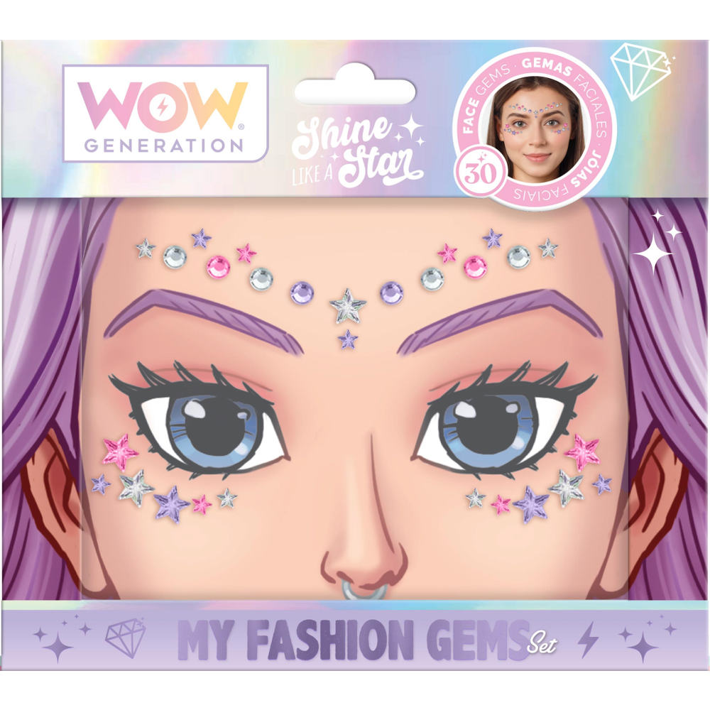Wow Generation 00099 Ukrasni kamenčići za lice My Fashion Gems Set slika 3